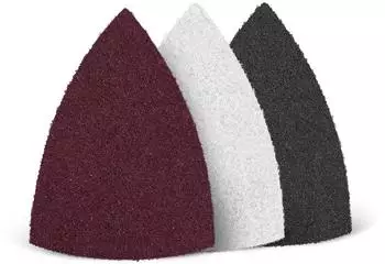 Menzer Schleifvliese für Deltaschleifer 150x100mm, Polierstufe, 10 Stk. (247471000)