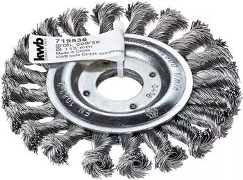 KWB AGGRESSO-FLEX Scheibenbürste HSS-Stahldraht gezopft Ø115mm (719536)