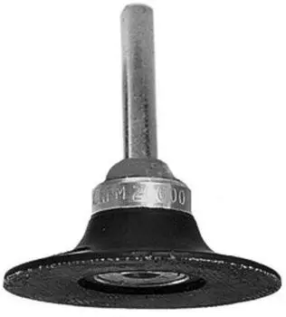 3M ROLOC Gummi-Schleifteller, hart, 75mm Außendurchmesser, Schaft 6mm (7000062725)