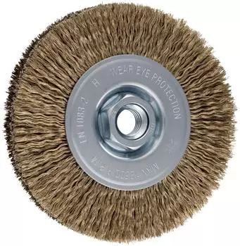 Pferd POS RBU 11515/M14 Rundbürste ungezopft, vermessingter Stahldraht 0,20mm (43502203)