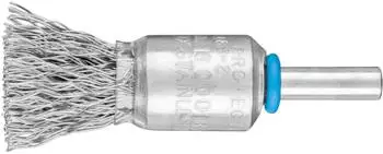 Pferd Pinselbürste ungezopft PBU Ø15mm, Schaft-Ø6mm, Edelstahldraht (43298002)