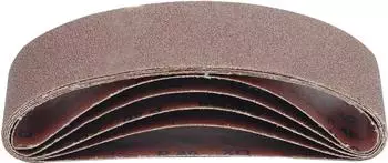 VOREL Schleifb&auml;nder 75x533mm P80, 5er-Pack (07666)