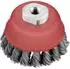 KWB AGGRESSO-FLEX® Topfbürste, Stahldraht gezopft, 6,6cm (719206)
