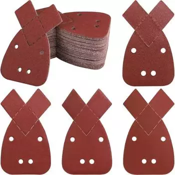 LuxusKollektion Schleifpapier für Dreieckschleifer 93x168mm, Körnung 40-400, 100 Stk.