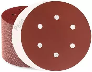 LuxusKollektion Schleifscheiben 150mm Klett 6-Loch Körnung 600, 100 Stück