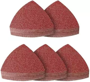 LuxusKollektion Dreieckschleifer-Schleifpapier Klett 93x93x93mm Körnung 40, 70 Stück
