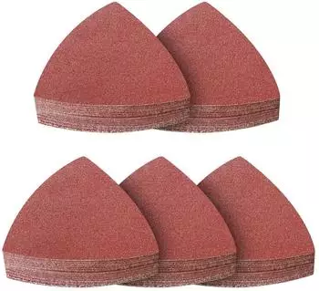LuxusKollektion Schleifpapier Dreiecke 93x93x93mm Körnung 180, 100 Stück