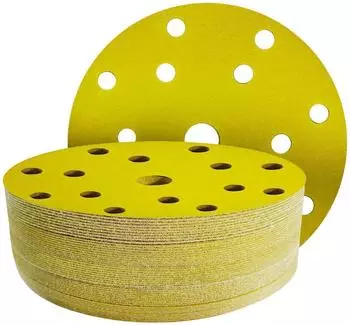 LuxusKollektion Klett-Schleifscheiben 150mm, 15-Loch, Körnung P400, 50 Stück