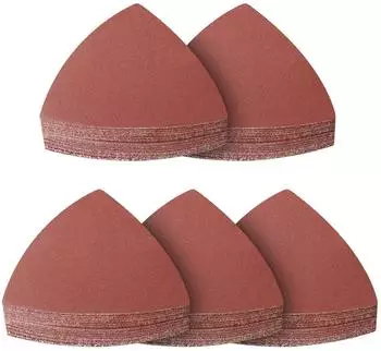 LuxusKollektion Schleifdreieck 93x93x93mm Körnung 400 Klett, 100 Stück