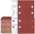 LuxusKollektion Schleifpapier für Schwingschleifer 93x185mm, P800, 80 Stück, 8 Löcher, Klett