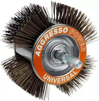 KWB Aggresso Power Universal-Schleifb&uuml;rsten-Set f&uuml;r Bohrmaschine &Oslash; 110mm (602500)