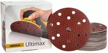 Mirka Ultimax Schleifscheibe &Oslash;150mm, 15-Loch, P180, 50er-Pack (UC61105018)