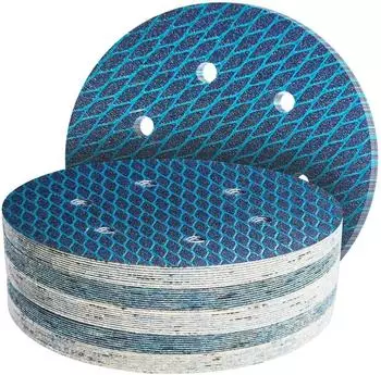 LuxusKollektion Klett-Schleifscheiben 150mm P40 6-Loch Diamantform, 40 Stück