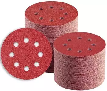 LuxusKollektion Schleifscheiben 125mm Klett 8-Loch K&ouml;rnung 220, 110 St&uuml;ck