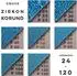 Klingspor CS 411 X Schleifband 50x1000mm Zirkonkorund, 4er-Set Korn 40/60/80/120