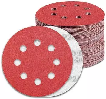 LuxusKollektion Schleifscheiben 125mm Klett P240 8-Loch für Exzenterschleifer (100 Stk.)