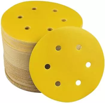 LuxusKollektion Schleifpapier 150mm Klett 6-Loch Körnung 60-400, 60 Stück