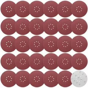 LuxusKollektion Schleifscheiben 225mm Klett 8-Loch K&ouml;rnung P60, 30 St&uuml;ck