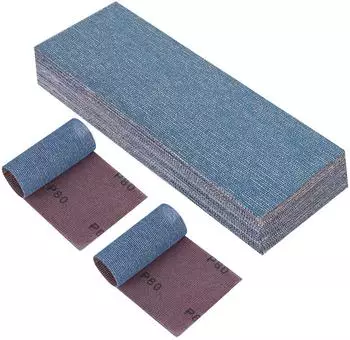 LuxusKollektion Netz-Schleifstreifen Klett 80x230mm K&ouml;rnung 80, Keramik, 25 St&uuml;ck