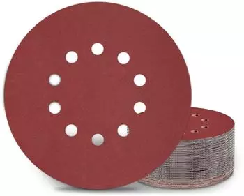 LuxusKollektion Schleifpapier 225mm Klett P320 10 Loch, 25 St&uuml;ck