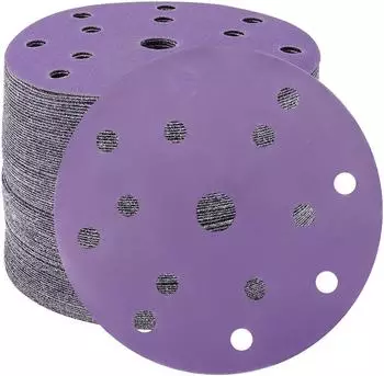LuxusKollektion Schleifscheiben Klett 150mm 15-Loch K&ouml;rnung 600 50 St&uuml;ck
