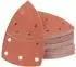 LuxusKollektion Schleifpapier Dreieck Klett 320 Körnung 152x105mm 11 Löcher (100 Stück)