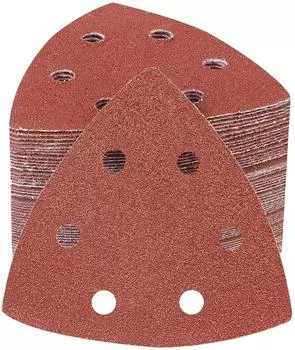 LuxusKollektion Schleifdreieck 93mm K&ouml;rnung 60, 7-Loch, 80 St&uuml;ck