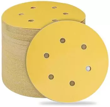 LuxusKollektion Klett-Schleifscheiben 150mm, Körnung 800, 6 Loch (50 Stück)