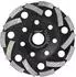 LuxusKollektion Diamantschleiftopf 125mm, 22,23mm Aufnahme, für Beton & Stein