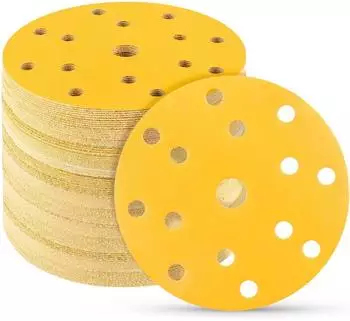 LuxusKollektion Schleifscheiben 150mm Klett 15-Loch K&ouml;rnung 400, 50 St&uuml;ck