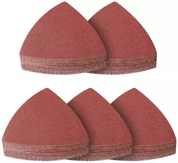 LuxusKollektion Dreieck-Schleifpapier Klett 240 K&ouml;rnung 93mm, 100 St&uuml;ck