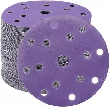 LuxusKollektion Schleifscheiben 150mm Klett 80 Körnung 15 Loch (50 Stück)