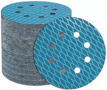 LuxusKollektion Schleifpapier 125mm Klett Zirkonoxid K&ouml;rnung 240, 100 St&uuml;ck