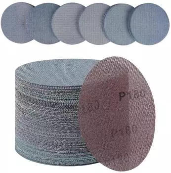 LuxusKollektion Klett-Schleifpapier Keramik 150mm K&ouml;rnung 180, 30 St&uuml;ck