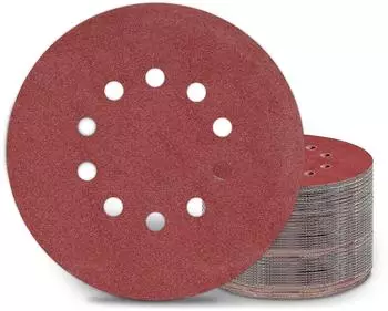 LuxusKollektion Schleifscheiben 225mm Klett P120 10-Loch, 50 St&uuml;ck