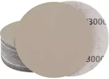 LuxusKollektion Schleifscheiben Klett 150mm K&ouml;rnung 3000 Nass/Trocken, 20 St&uuml;ck