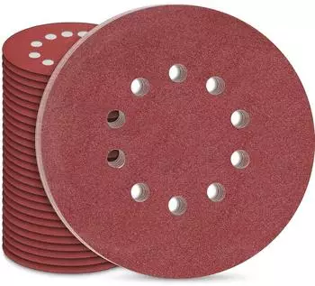 LuxusKollektion Schleifpapier 225mm Klett P120 10-Loch, 30 St&uuml;ck