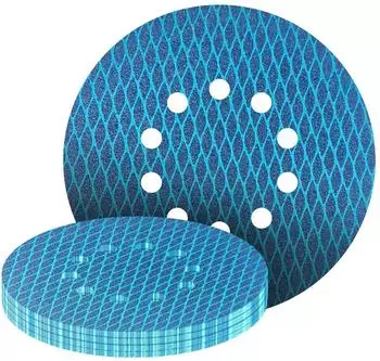 LuxusKollektion Schleifscheiben 225mm Klett 10-Loch Korn 40 Aluminiumoxid, 13 Stk