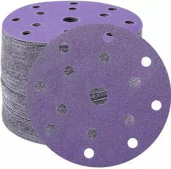 LuxusKollektion Schleifscheiben 150mm Klett 15-Loch K&ouml;rnung 60 (45 St&uuml;ck)