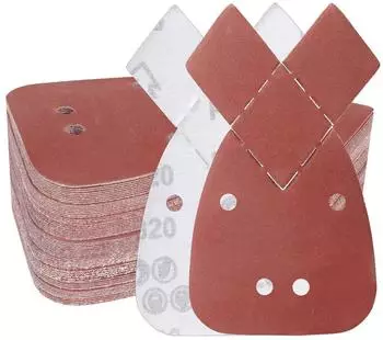 LuxusKollektion Schleifpapier Dreieck 93x168mm Klett K&ouml;rnung 320 (100 St&uuml;ck)