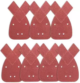 LuxusKollektion Schleifbl&auml;tter f&uuml;r Deltaschleifer 70-tlg. 140x95mm K&ouml;rnung 60-400