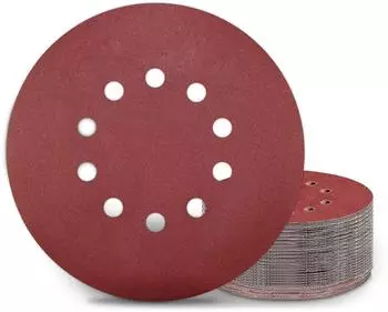 LuxusKollektion Schleifscheiben 225mm Klett P240 10 Loch, 25 St&uuml;ck