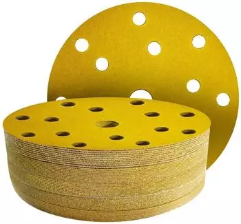 LuxusKollektion Schleifscheiben Klett 150mm 15-Loch K&ouml;rnung P150, 50 St&uuml;ck