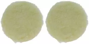 vhbw Polierschwamm f&uuml;r Exzenter- & Schwingschleifer, 12,5cm, beige (177961880-8)