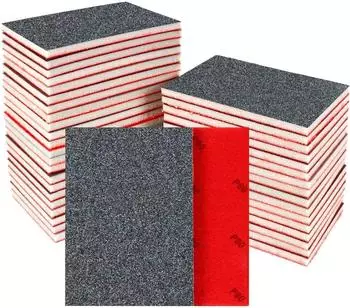LuxusKollektion Schleifschw&auml;mme 24er-Set P80, Nass-Trocken, f&uuml;r Holz/Metall