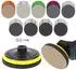 LuxusKollektion Schleifscheiben-Set 125mm Klett, Nass/Trocken, Körnung 400-5000, 45-tlg.