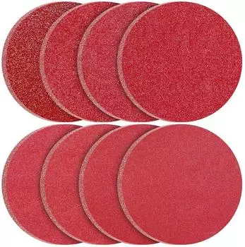 LuxusKollektion Klett-Schleifscheiben 150mm, K&ouml;rnung Mix (40-400), 80 St&uuml;ck, lochlos