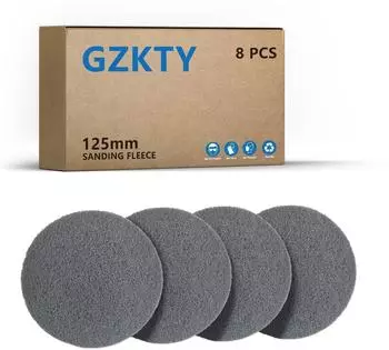 LuxusKollektion Schleifvliese 125mm Klett P250-300 f&uuml;r Exzenterschleifer (8 St&uuml;ck)