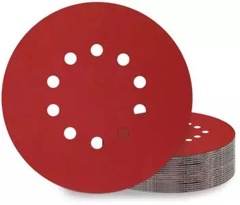 LuxusKollektion Schleifscheiben 225mm Klett P2000 10 Loch (25 St&uuml;ck)