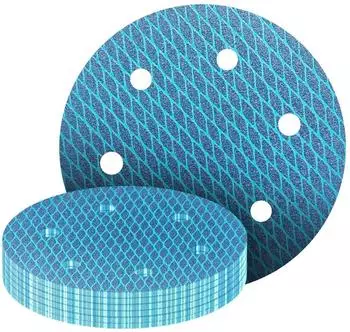 LuxusKollektion Schleifscheiben 225mm Klett 6-Loch K&ouml;rnung 40-240, 25 St&uuml;ck